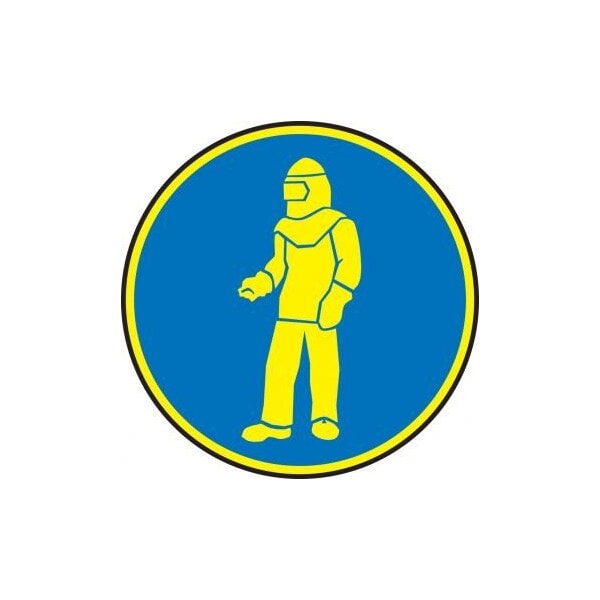 Accuform HAZARD SYMBOLS 12 in MAGNETIC VINYL MPG324MG MPG324MG - main